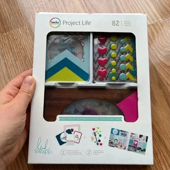Becky Higgins Card Making Kit NEW Craft Bright Overlays Project Life - Picture 1 of 5